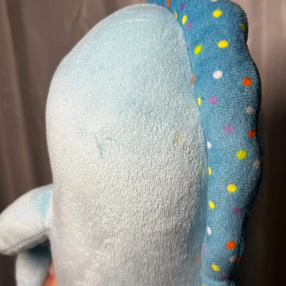 Moriah Elizabeth Plush Cousin Derp Blue Dinosaur Stuffed Doll 11